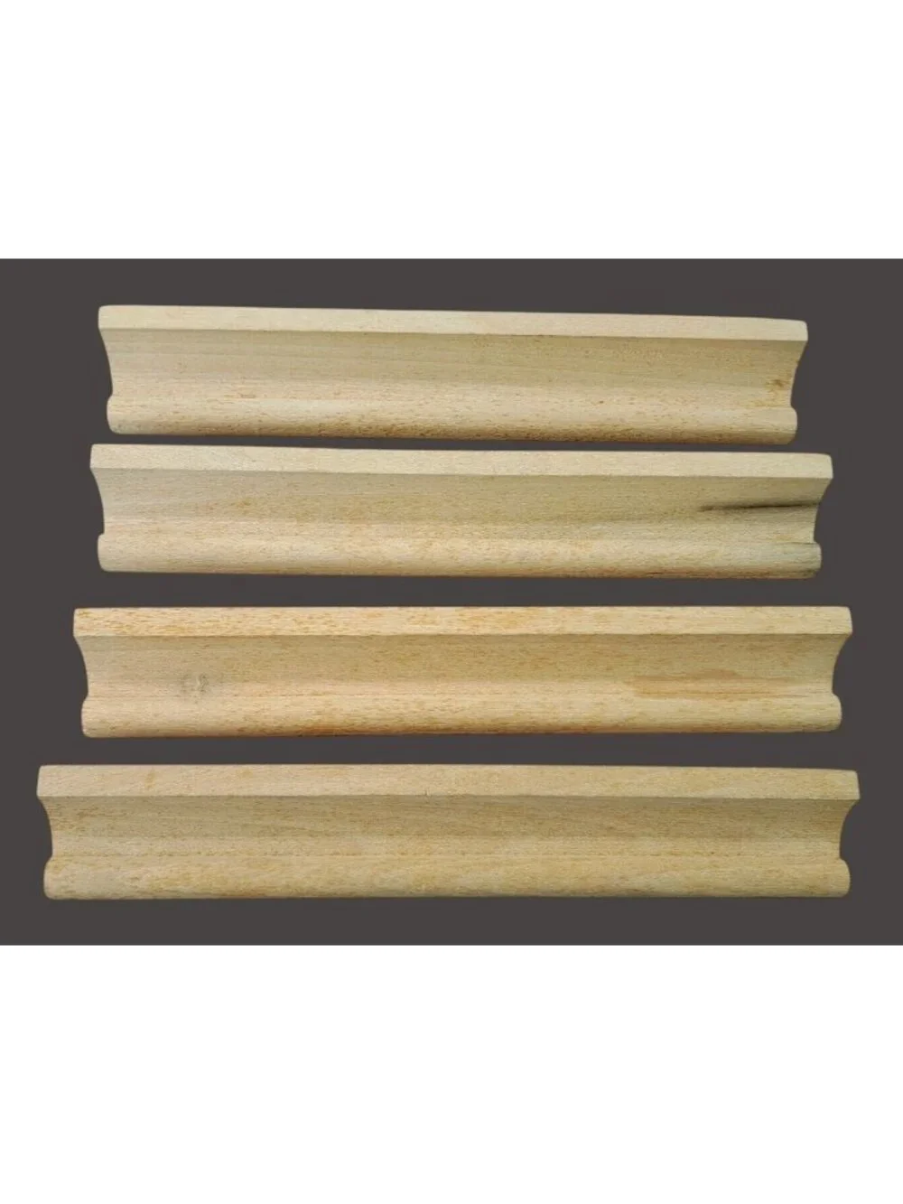 Vintage Scrabble Tile Racks Holder Wood Original Set Of 4 Game Replacement Craft